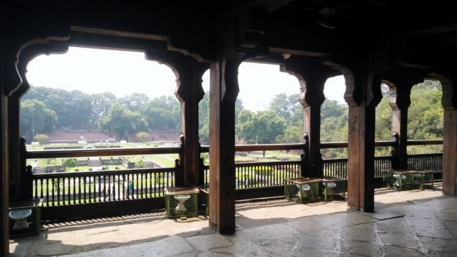 The gallery above the Dilli Darwaza. Built in 1732, Shaniwarwada is a historical fortification in the city of Pune in Maharashtra, India. Read more about the The former love-nest of Bajirao and Kashi and Bajirao and Mastani.