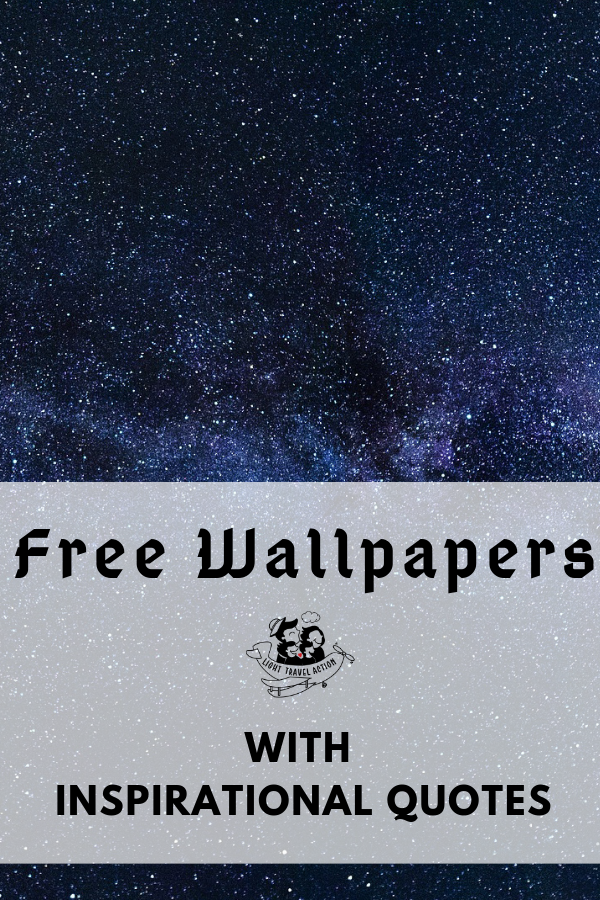Milkyway with text overlay freebie wallpapers, with inspirational quotes