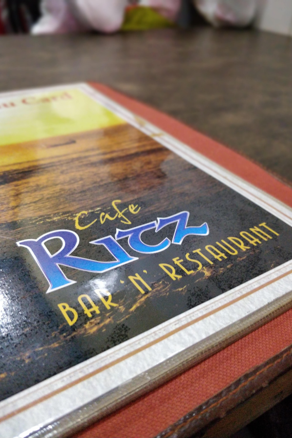 Cafe Ritz Bar and Restaurant exterior in Panaji showing the popular local eatery known for authentic Goan seafood preparations