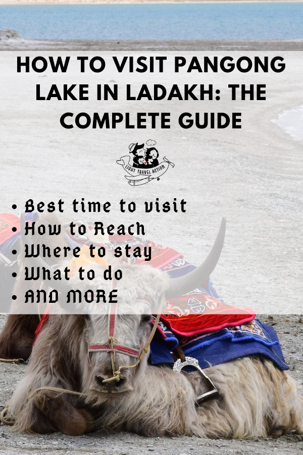 Planning a visit to the Pangong lake in the offbeat Leh Ladakh region of India? A breathtaking spectacle in more than just one way, an overnight camp stay at Pangong Lake was the perfect addition to my trip to Leh-Ladakh.  If you are wondering how to visit Pangong lake, then read on #Pangonglake #pangonglakephotography #pangonglakeladakh #pangonglakequotes #pangonglakecaptions #pangong  #pangonglakephotography #pangonglakeladakh #lehladakhtravel #lehladakhthingstodo #lehladakhplacestovisit