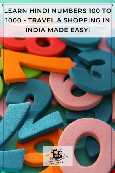 If you are travelling to India and planning to stay for a longer period like a month or more for volunteering, classes, workshops etc, knowing Hindi numbers would be of great help to you in your day to day life. It is not unheard of that many times foreigners are ripped off their money as the vendors don’t pay back the balance.In this post learn numbers 100 to 1000 in Hindi in units of 50 #lighttravelaction #hindinumbers #incredibleindia #shoppinginindia #whattobuyinindia #indiancurrency #hindinumbers100to1000