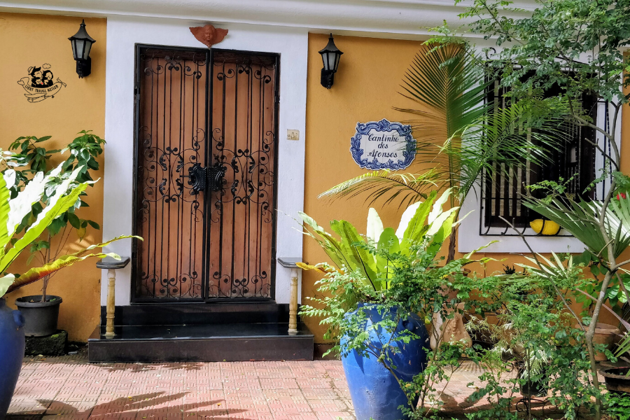 The Portuguese heritage of Goa's Fontainhas Latin Quarter is a main attraction in capital city, Panjim. Fontainhas was declared a UNESCO Heritage Zone in 1984. You'll be transported back in time as you wander past colorful old Portuguese homes, belonging to the last surviving Portuguese families of Goa. Narrow winding streets and lanes, quaint shops, art galleries, bakeries, and restaurants give it undeniable character #lighttravelaction #offbeatindia #goaindia #goaphotographyideas #goatravel