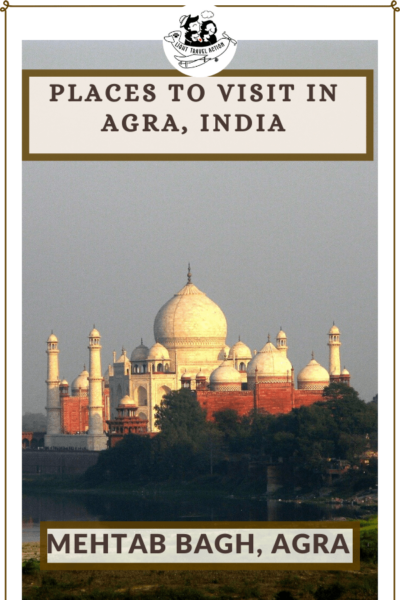 After visiting the Taj Mahal and the Agra Fort, I still had some spare time in Agra. So, I decided to visit Mehtab Bagh.It is believed that this garden was an integral part of the plan of the Taj Mahal’s construction. Its location and perfect symmetry with Taj Mahal is evidence of it. Click to read why you should visit Mehtab Bagh when visiting Taj Mahal in Agra, India #lighttravelaction #incredibleindia #atulyabharat #agratravel #tajmahal #jaipur #indiatravel #placestovisitindia