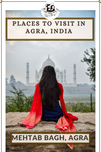 After visiting the Taj Mahal and the Agra Fort, I still had some spare time in Agra. So, I decided to visit Mehtab Bagh.It is believed that this garden was an integral part of the plan of the Taj Mahal’s construction. Its location and perfect symmetry with Taj Mahal is evidence of it. Click to read why you should visit Mehtab Bagh when visiting Taj Mahal in Agra, India #lighttravelaction #incredibleindia #atulyabharat #agratravel #tajmahal #jaipur #indiatravel #placestovisitindia