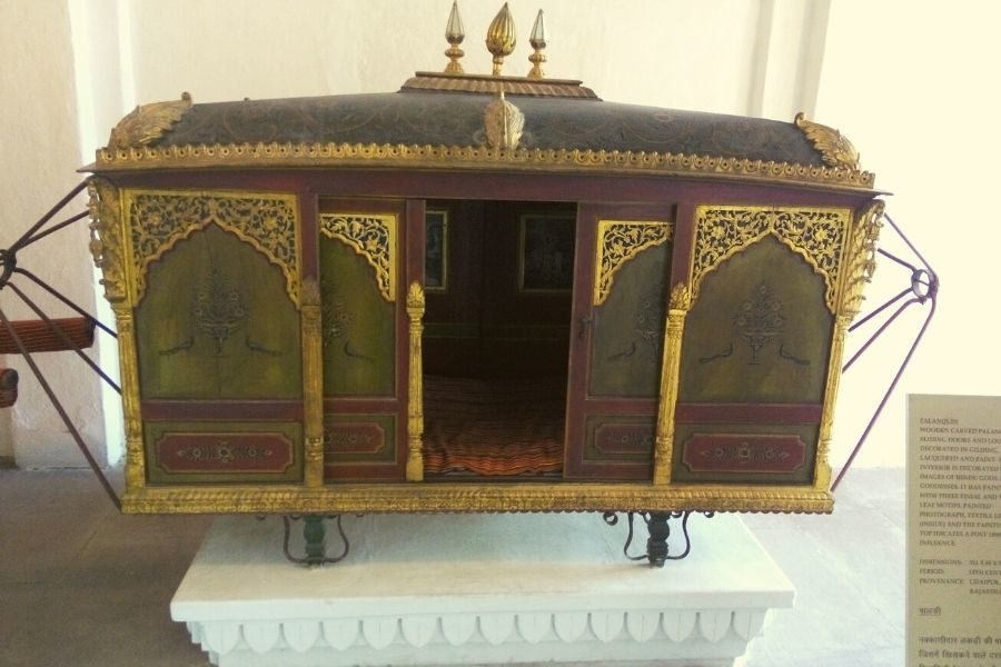 Palanquin at Mehrangarh Fort