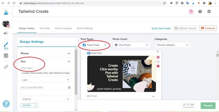 How to create posts with Tailwind Create