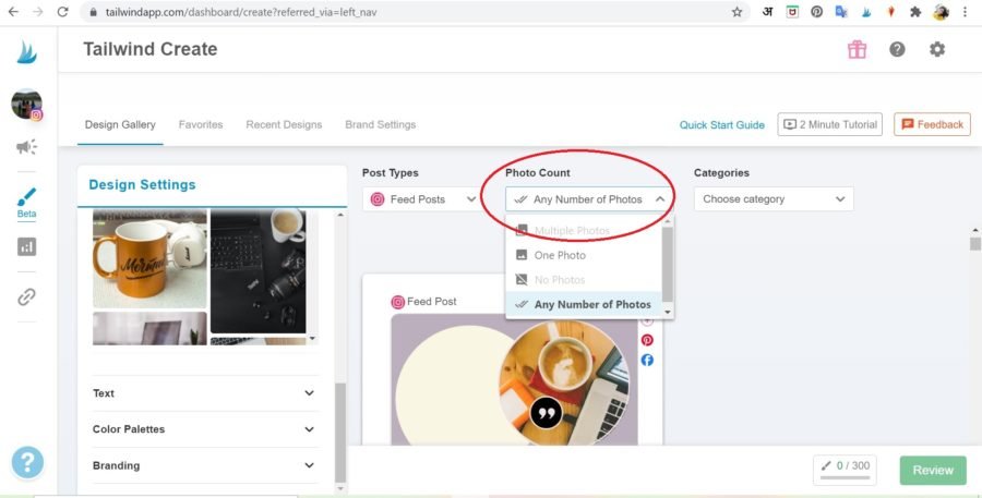 How to create posts with Tailwind Create