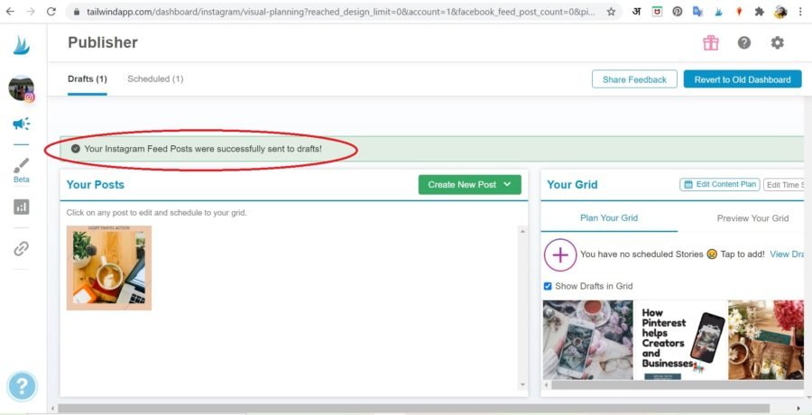 How to create posts with Tailwind Create