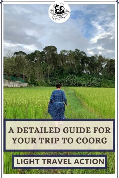If rolling hills, picturesque views, pleasant weather and coffee- is the combination that lures you to travel, then Coorg is the place for you to be! Coorg can be visited all around the year. Find more in the blog post about how to reach Coorg, why it is famous and places to visit in Coorg. #lighttravelaction #coorg #coffeecountrycoorg #placestovisitcoorg #kodagu #howtovisitcoorg #travelindia #coorgtravel #coorghillstation #madikeri #coffeeestate #coorgattractions #scotlandofindia